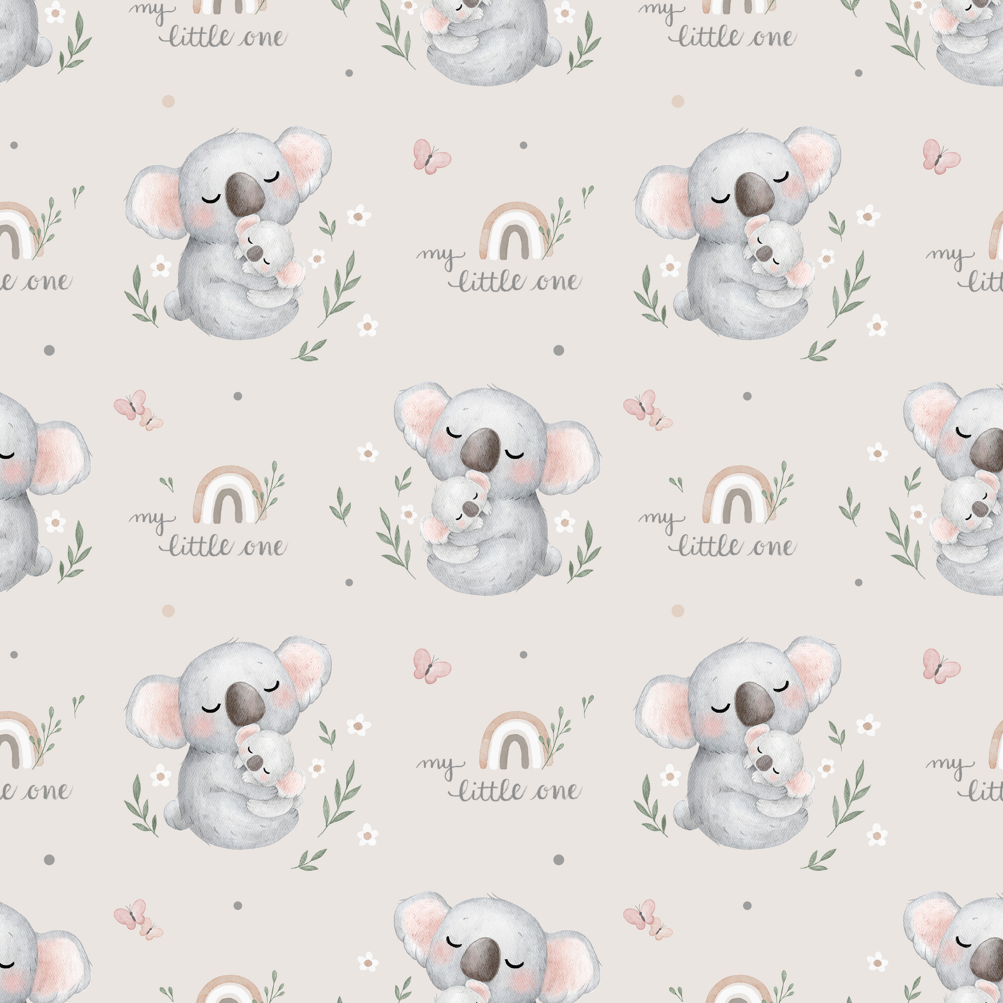 Mamma og baby koala jersey