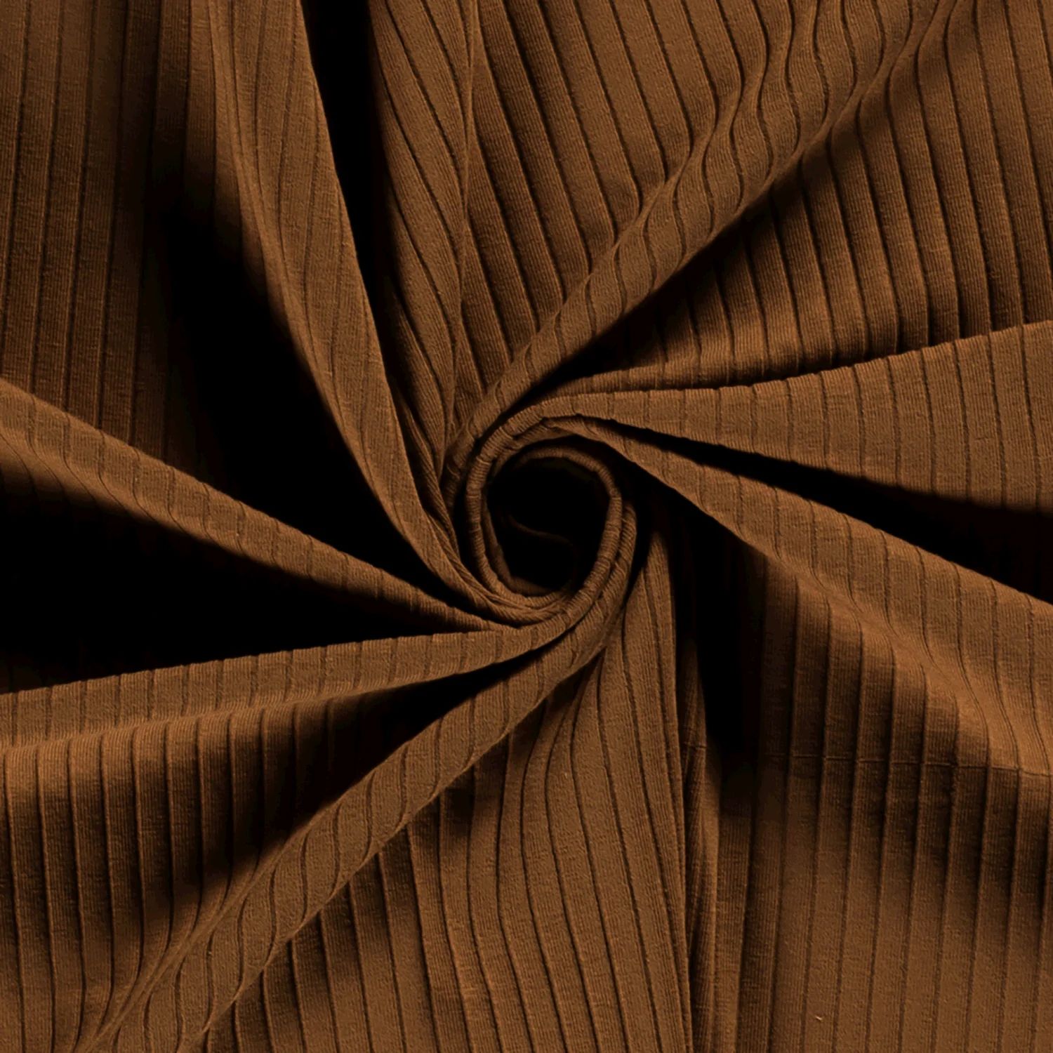 Brown ribbjersey