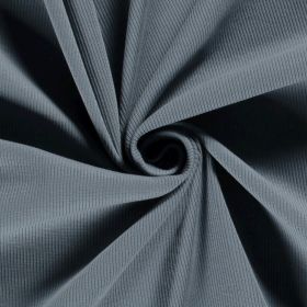 Steel blue ribbjersey