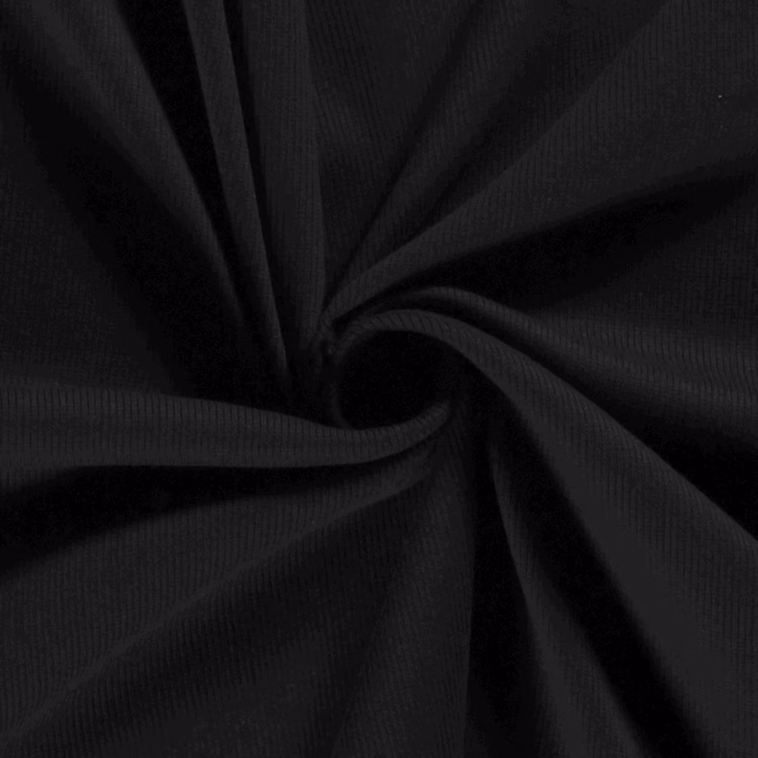 Black ribbjersey