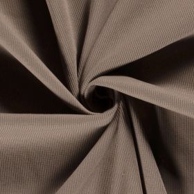 Brown taupe ribbjersey