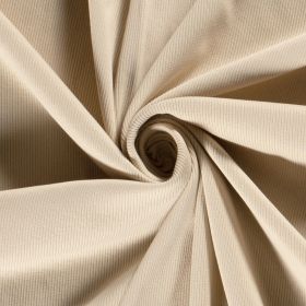 Nude beige ribbjersey