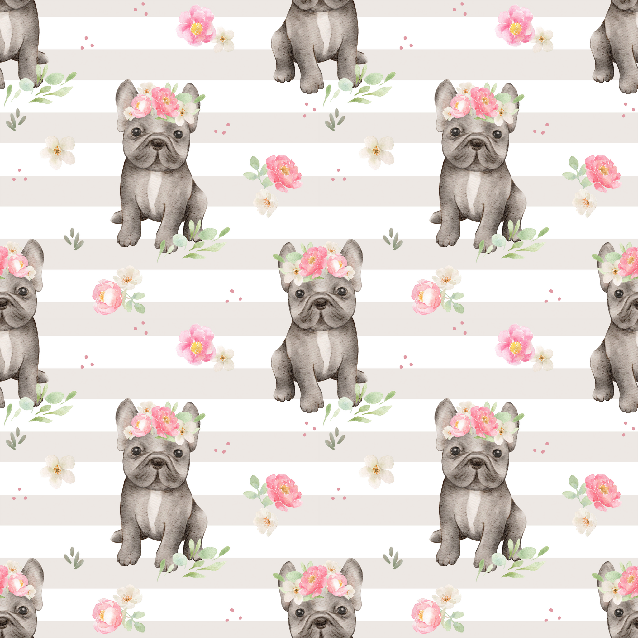Girly fransk bulldog jersey
