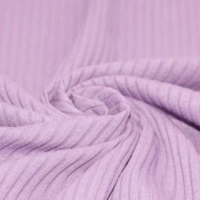 Pastel lilac ribbjersey