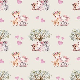 Pink safari hearts jersey