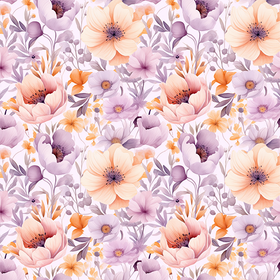 Floral Otilia ribbjersey