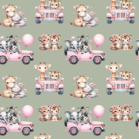 Pink safari on the road jersey