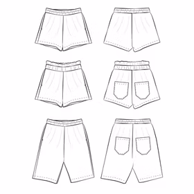 Maja and Malte shorts