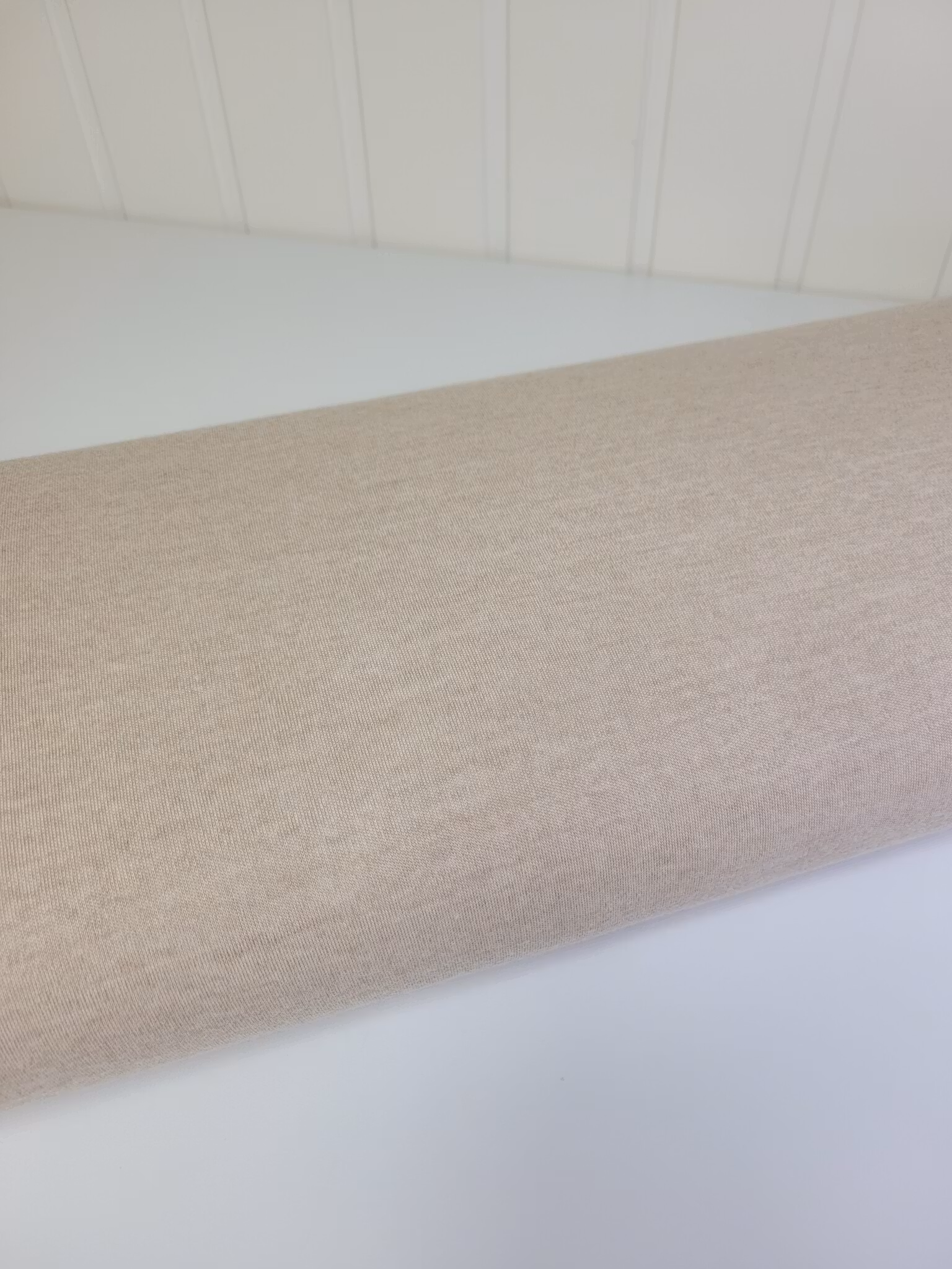 Merinoull interlock Lys beige
