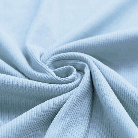 Light blue ribbjersey