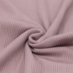 Old pink uregelmessig ribbjersey
