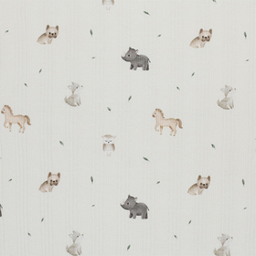 Mini animals uregelmessig ribbjersey