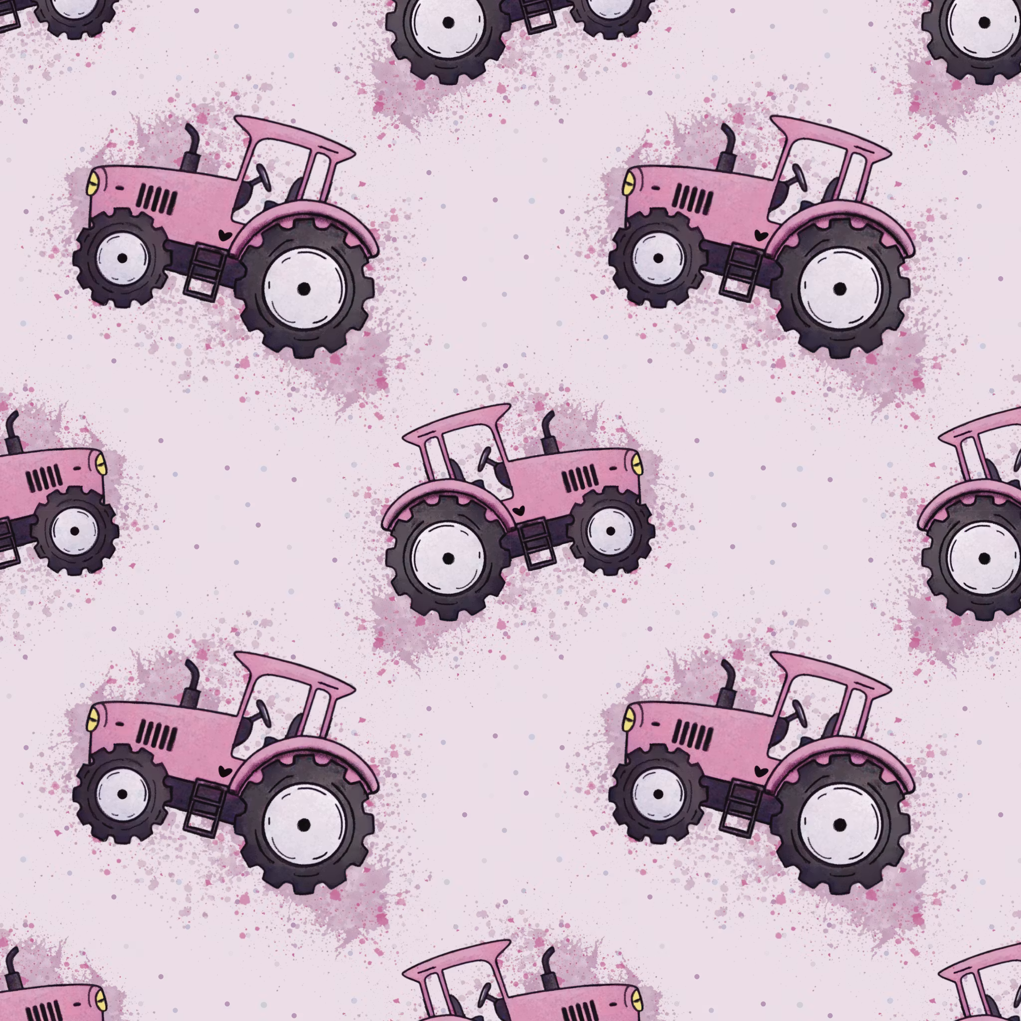 Traktor rosa rosa jersey