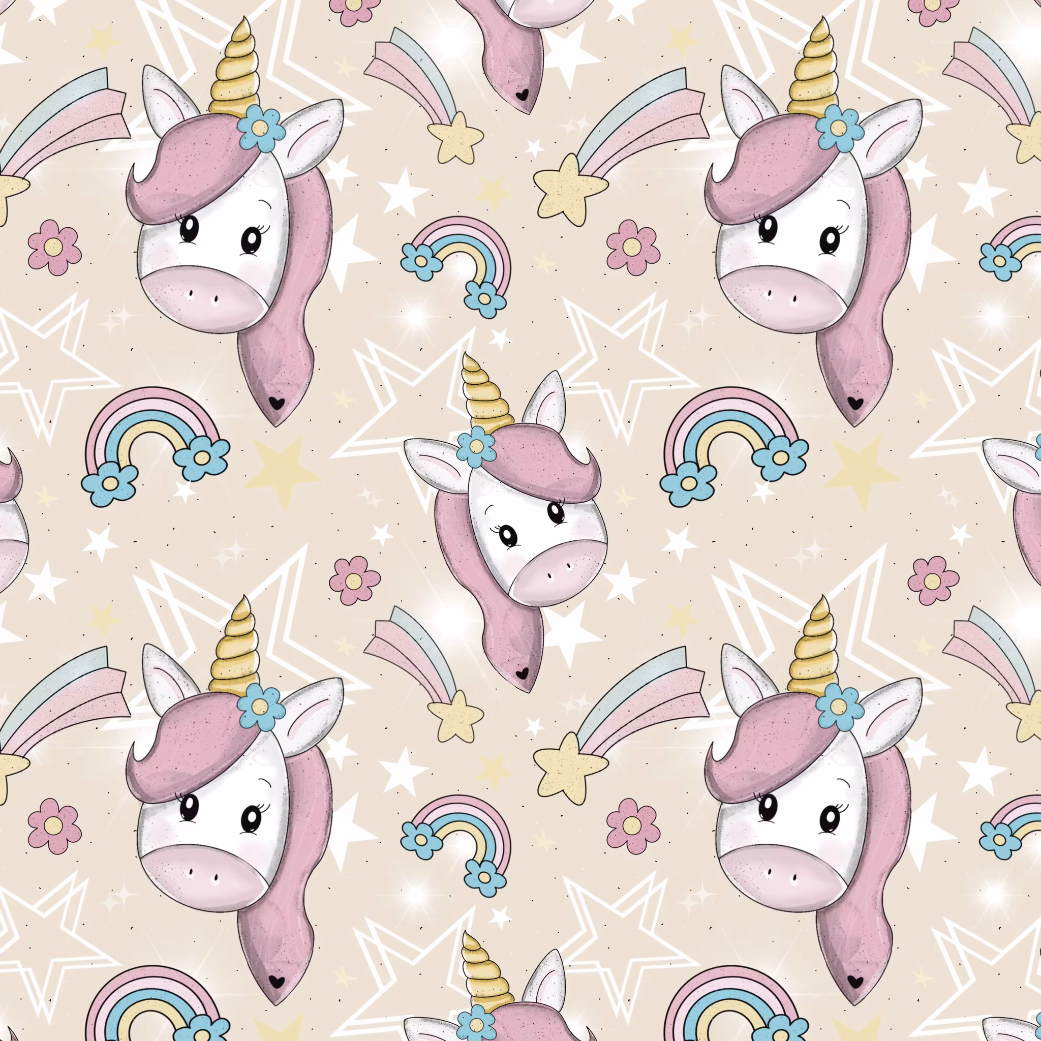 Unicorn and stars jersey