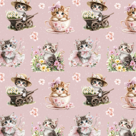 Cute kittens pink jersey