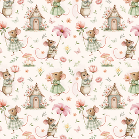 Mus med blomster jersey