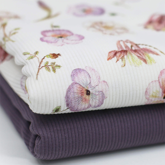 Floral Stemor ribbjersey