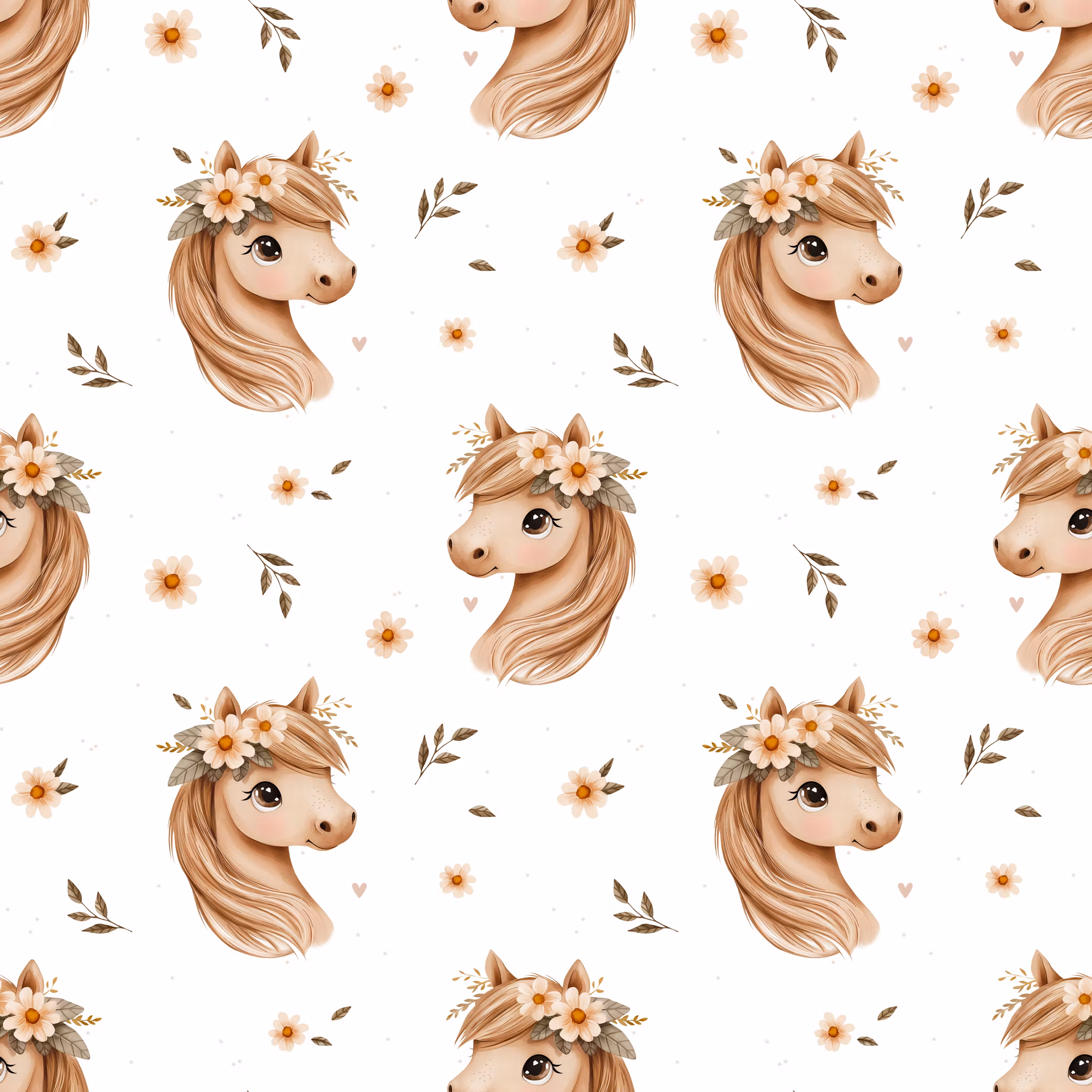 Floral horse jersey
