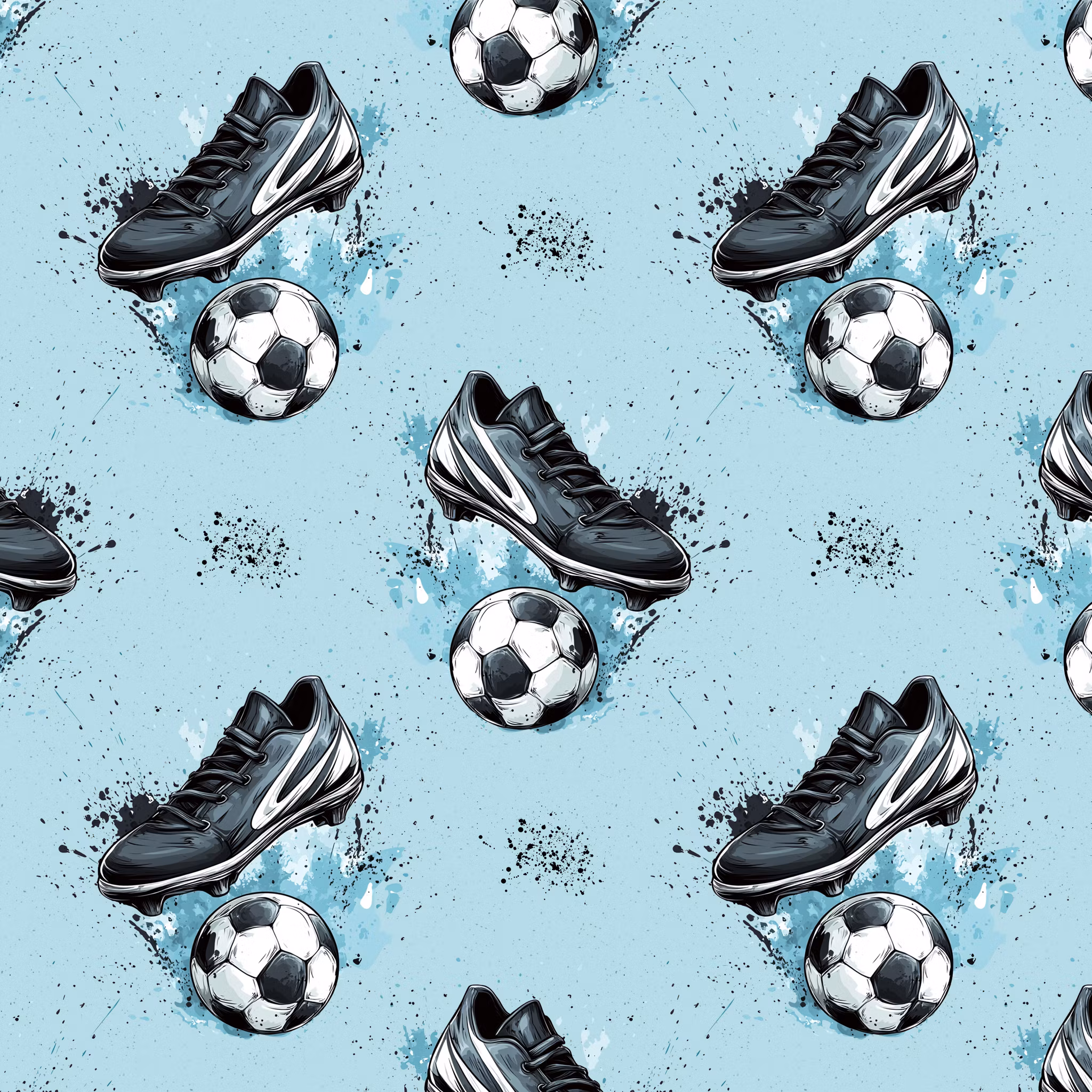 Fotball French terry