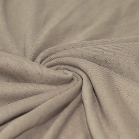 Dark beige pointelle