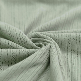 Dusty green pointelle