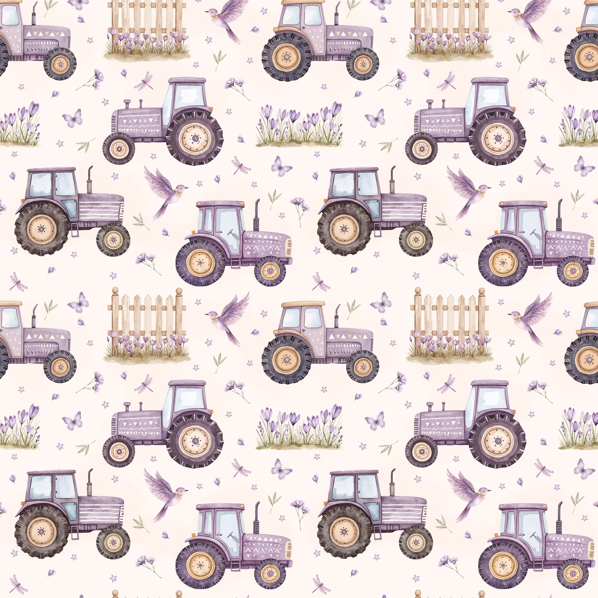 Traktor dus lilla jersey