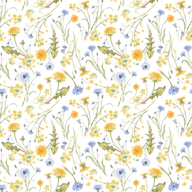 Løvetann i blomstereng jersey