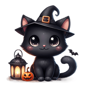 Spooky katt