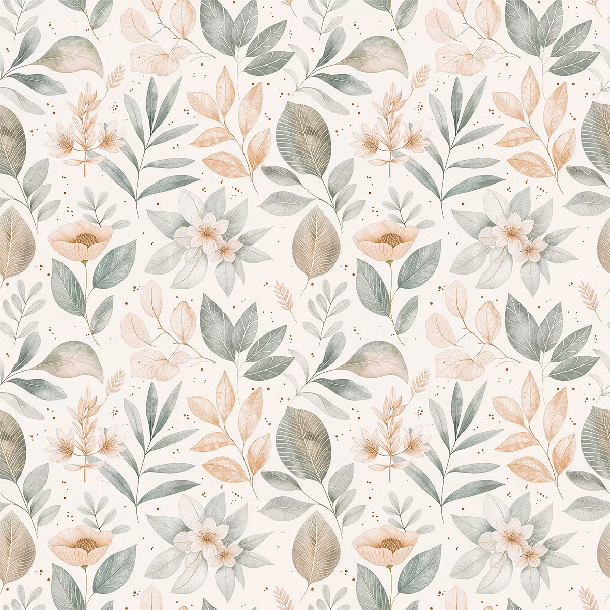 Floral Leaves jersey