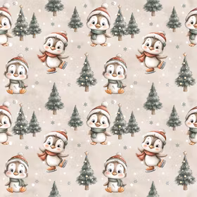 Pingu feirer jul uregelmessig ribbjersey