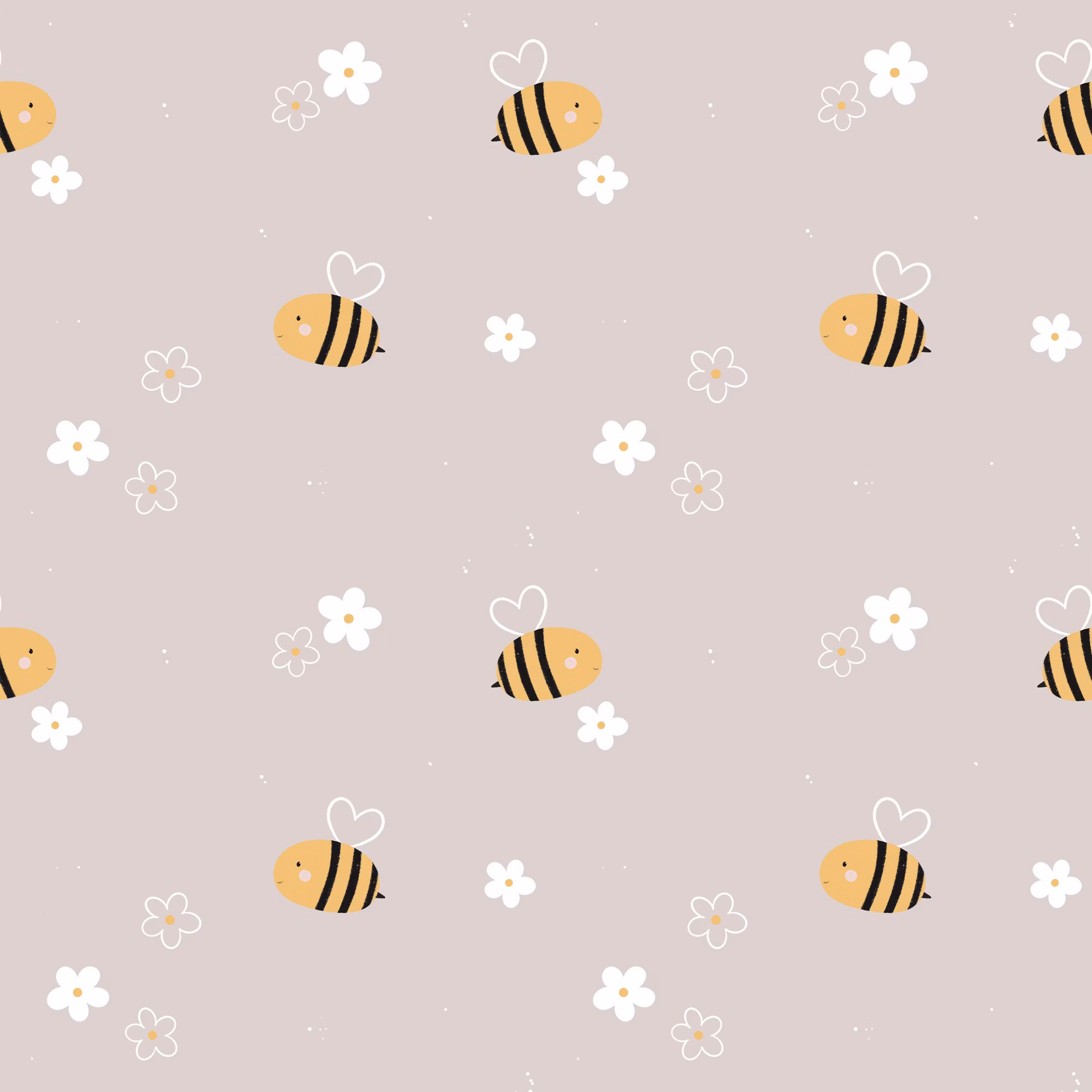 Bie med blomster jersey