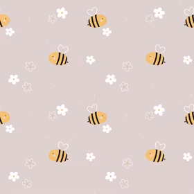 Bie med blomster jersey