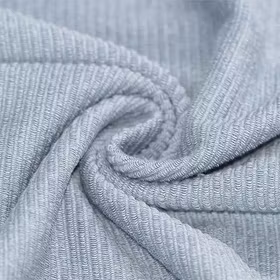 Light steel blue Ribb loop Terry