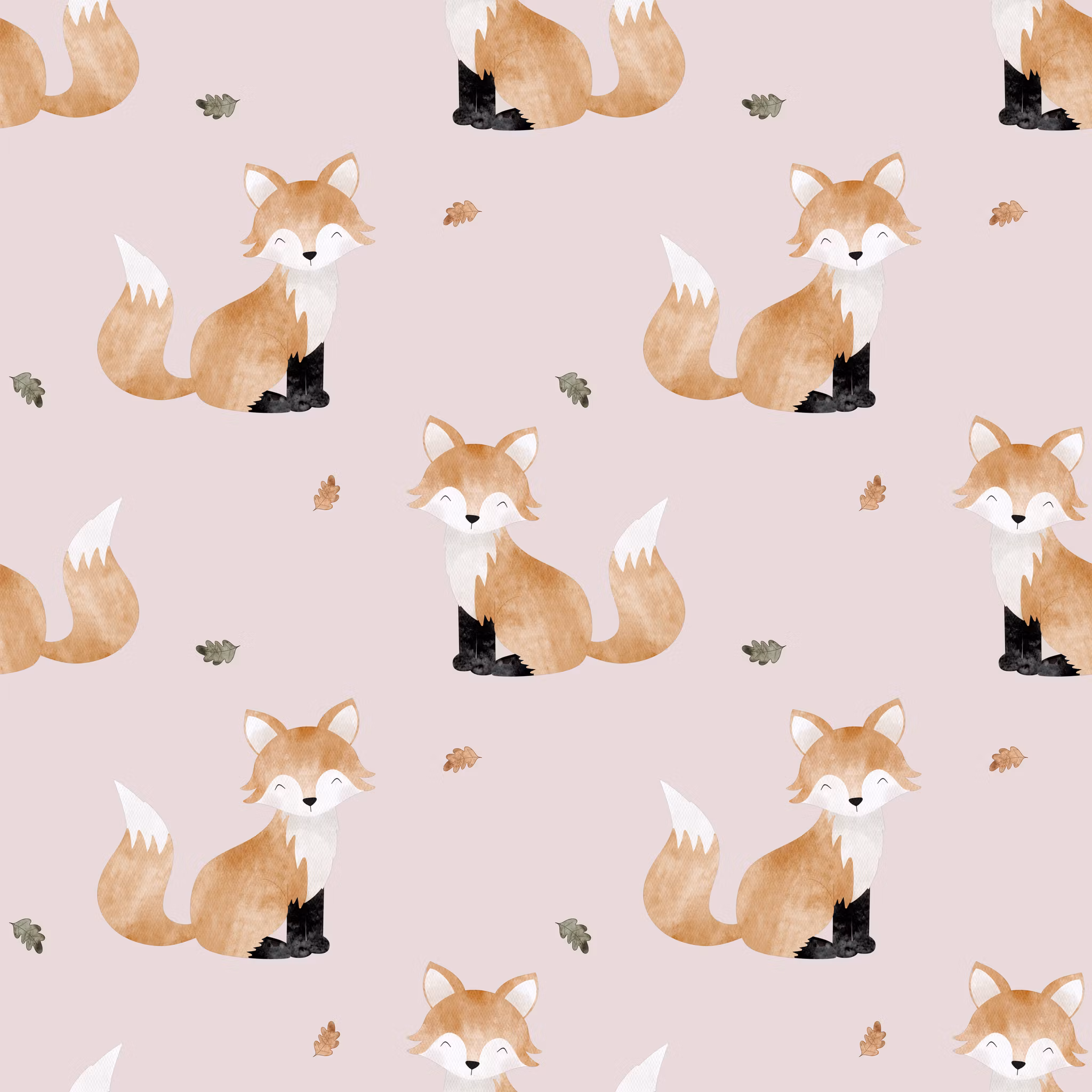 Fox pink French terry