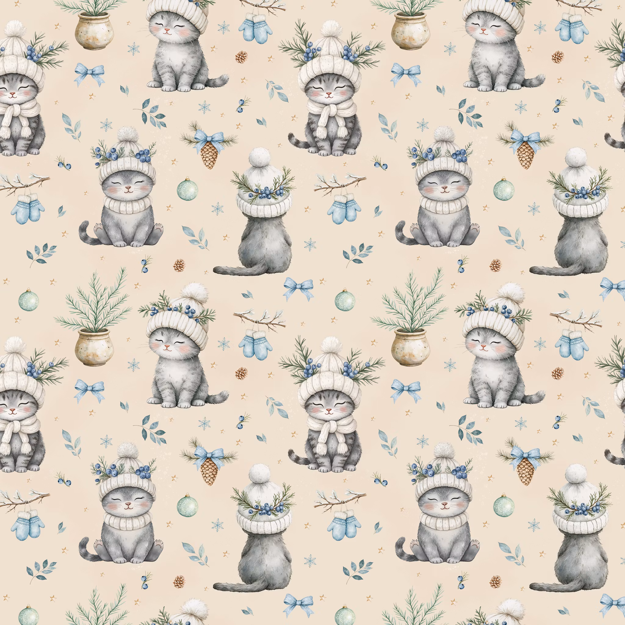 Winter cozy cat jersey