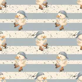 Quack på rulleskøyter French terry