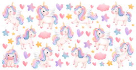 Enhjørning klistremerke