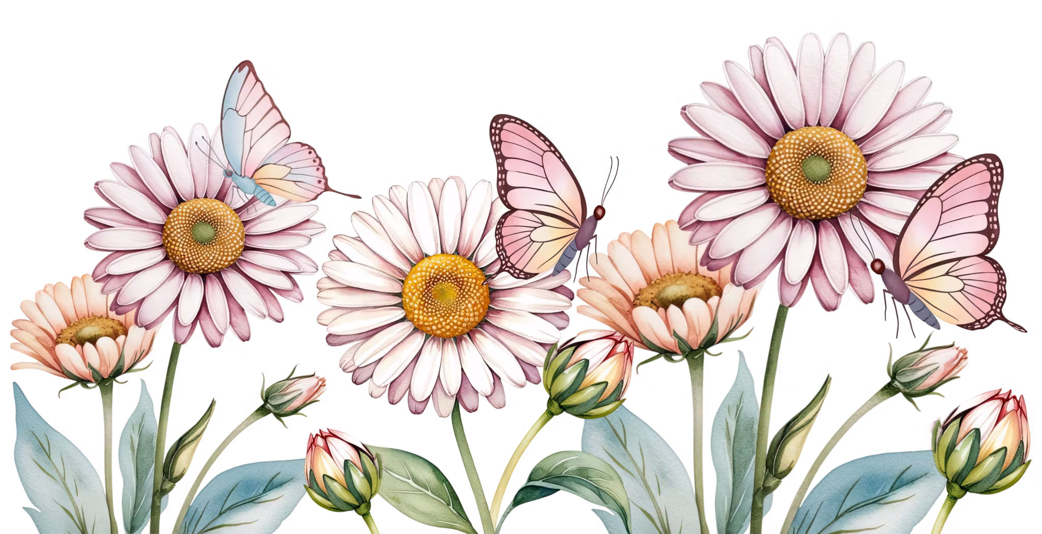 Floral Nina klistremerke