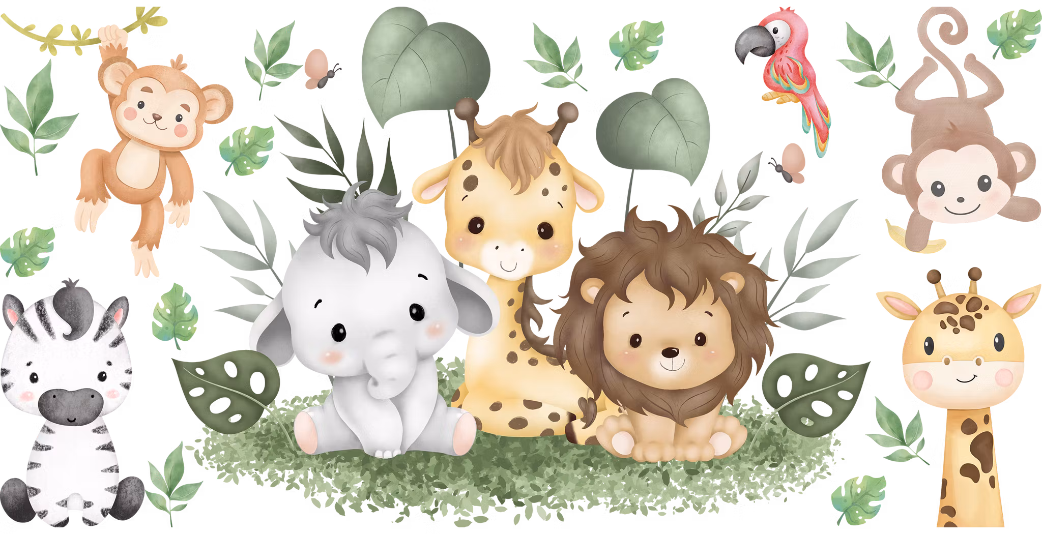 Jungeldyr klistremerke