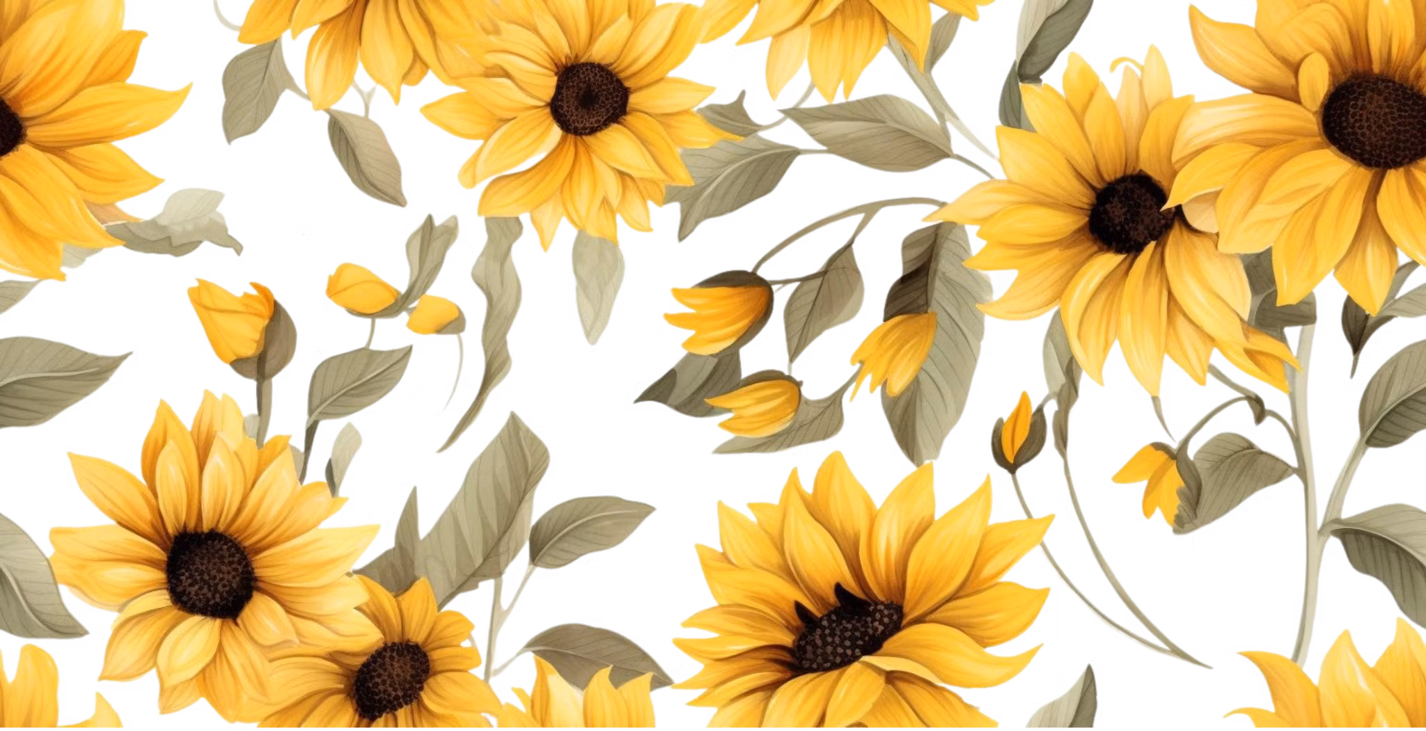 Solsikke klistremerke