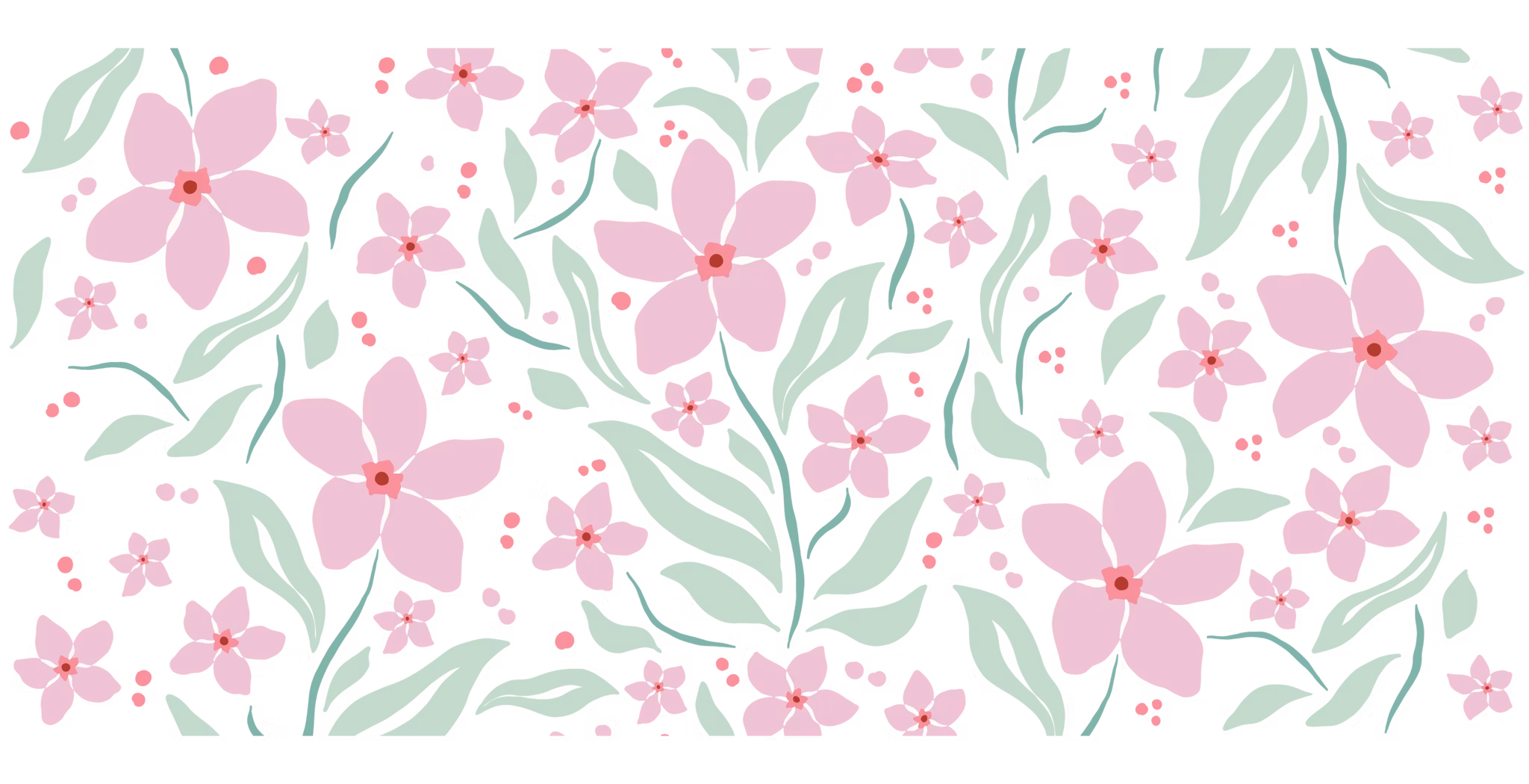 Floral Sanne klistremerke