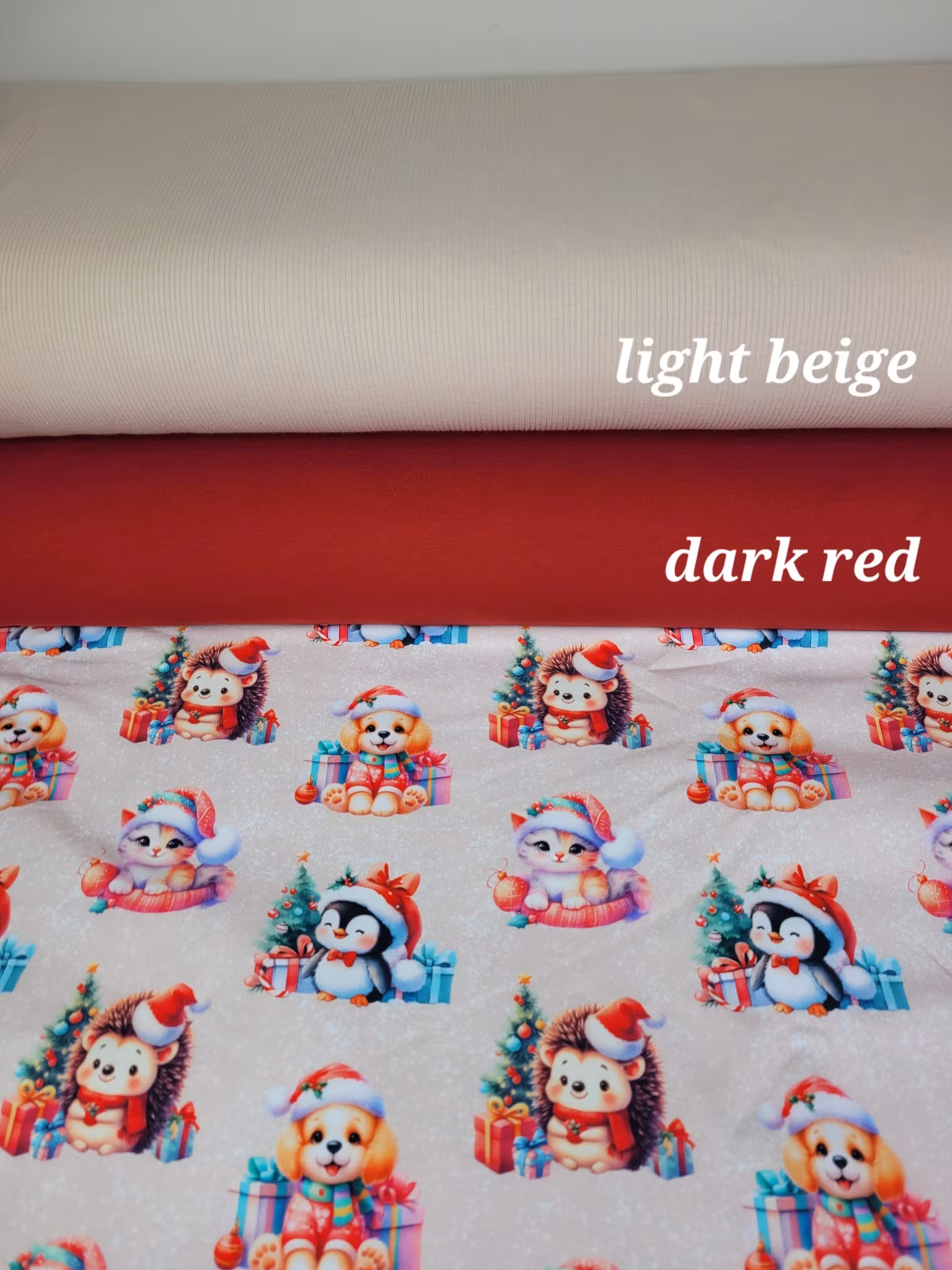 Jul for alle beige jersey