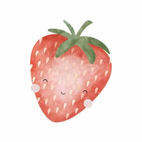 Strawberries pink