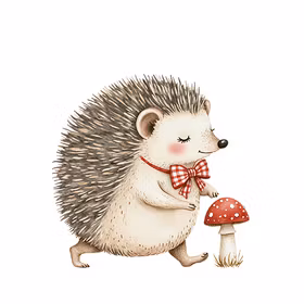 Piggsvin på sopptur 1