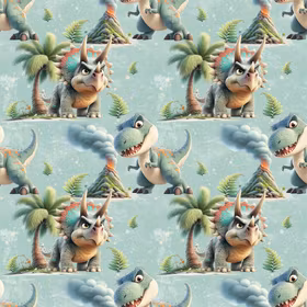 Dinos blå French terry