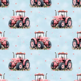 Traktor med blomster jersey