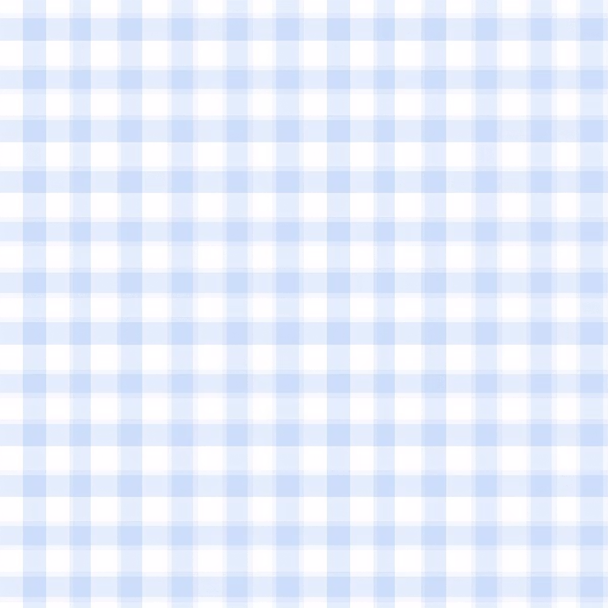 Ruter blå Bomulls Poplin