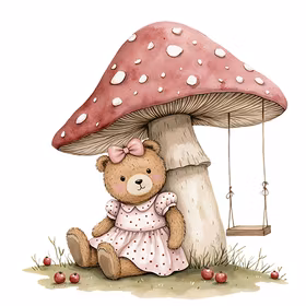 Sopptur i skogen jente