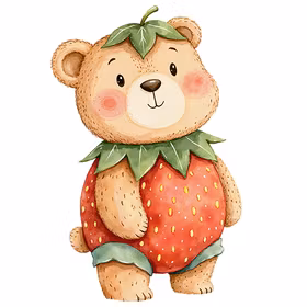 Jordbær bjørn