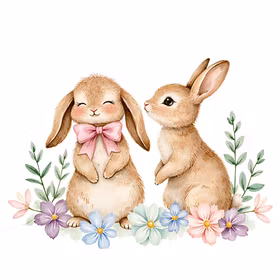 Bunnys in love